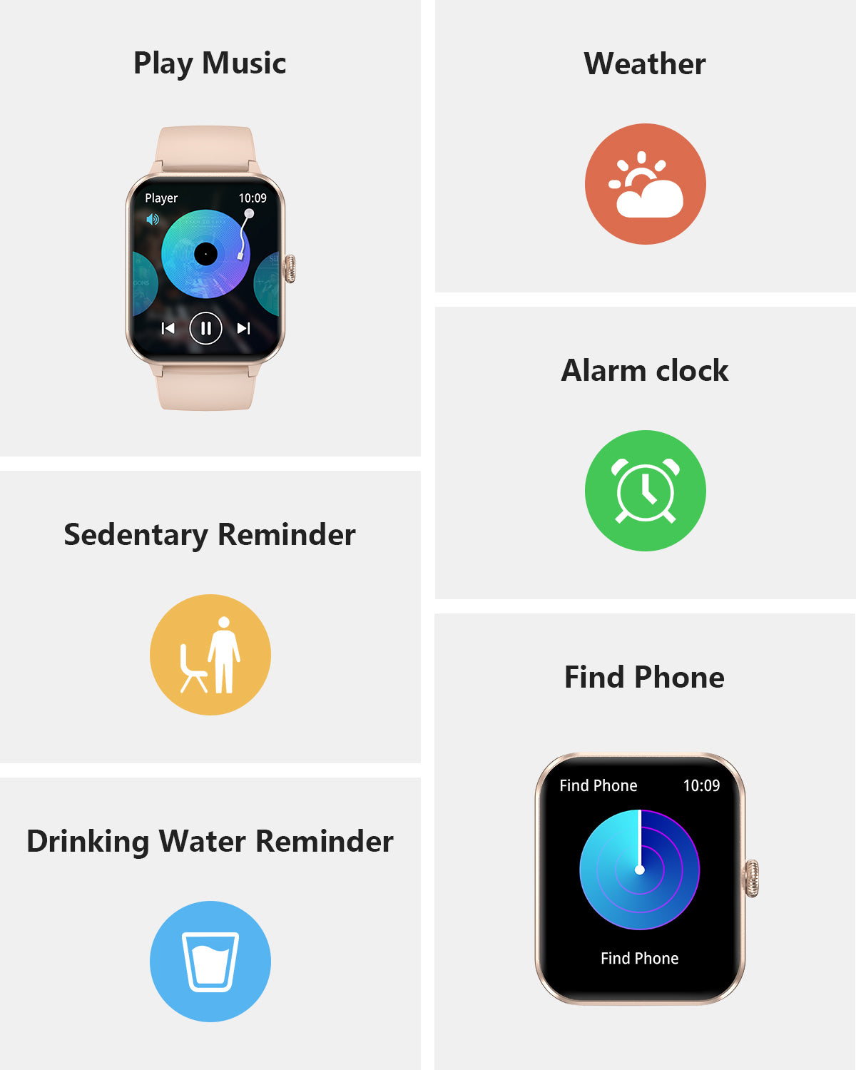 IOWODO R50Pro Smartwatch: 1,85 Zoll HD-Touchscreen, Bluetooth-Anrufe, über 100 Sportmodi, Herzfrequenz-/SpO2-/Schlafüberwachung, IP68 wasserdicht, 5-Tage-Akku, Pink