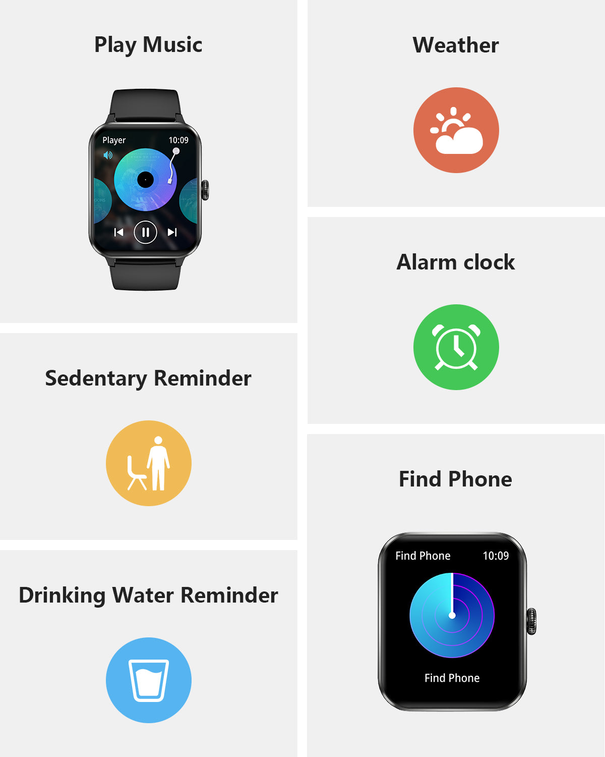 IOWODO R50Pro Smartwatch: 1,85 Zoll HD-Touchscreen, Bluetooth-Anrufe, über 100 Sportmodi, Herzfrequenz-/SpO2-/Schlafüberwachung, IP68 wasserdicht, 5-Tage-Akku, Schwarz