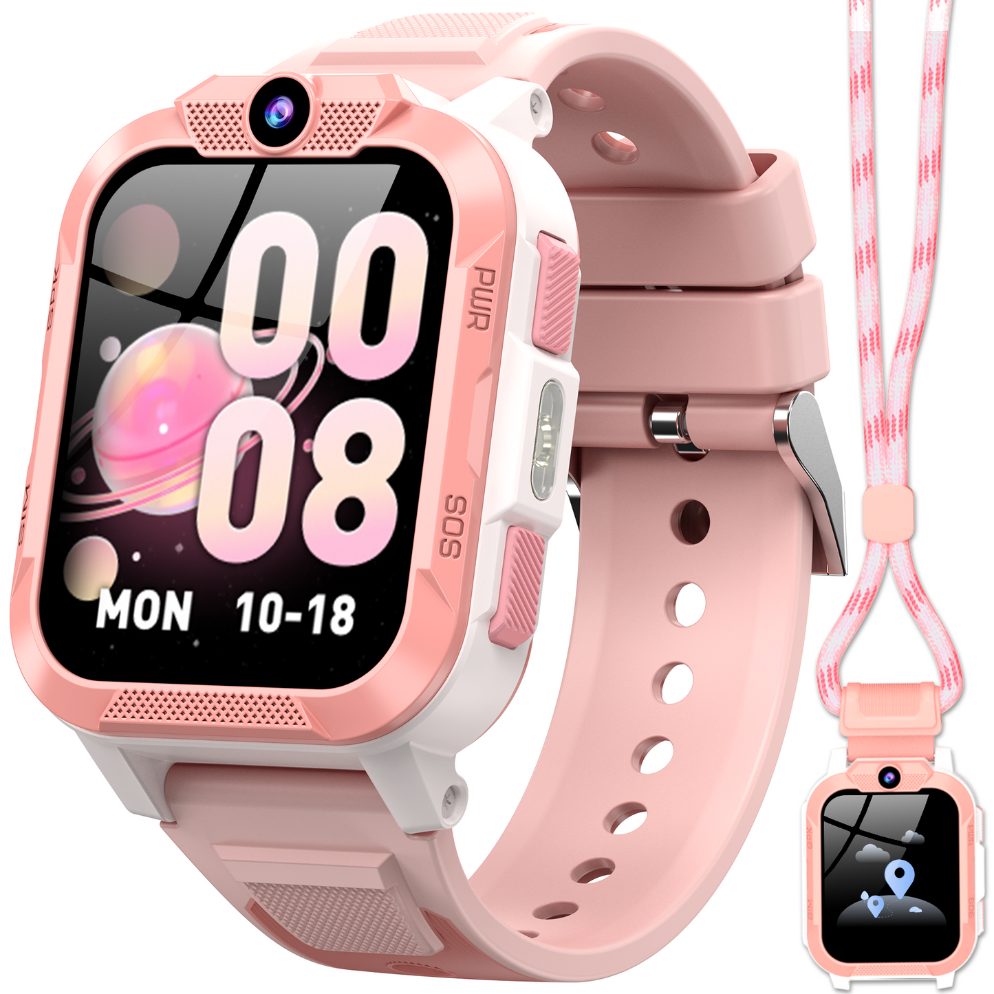 IOWODO Z40Pro Kids Smartwatch, Pink