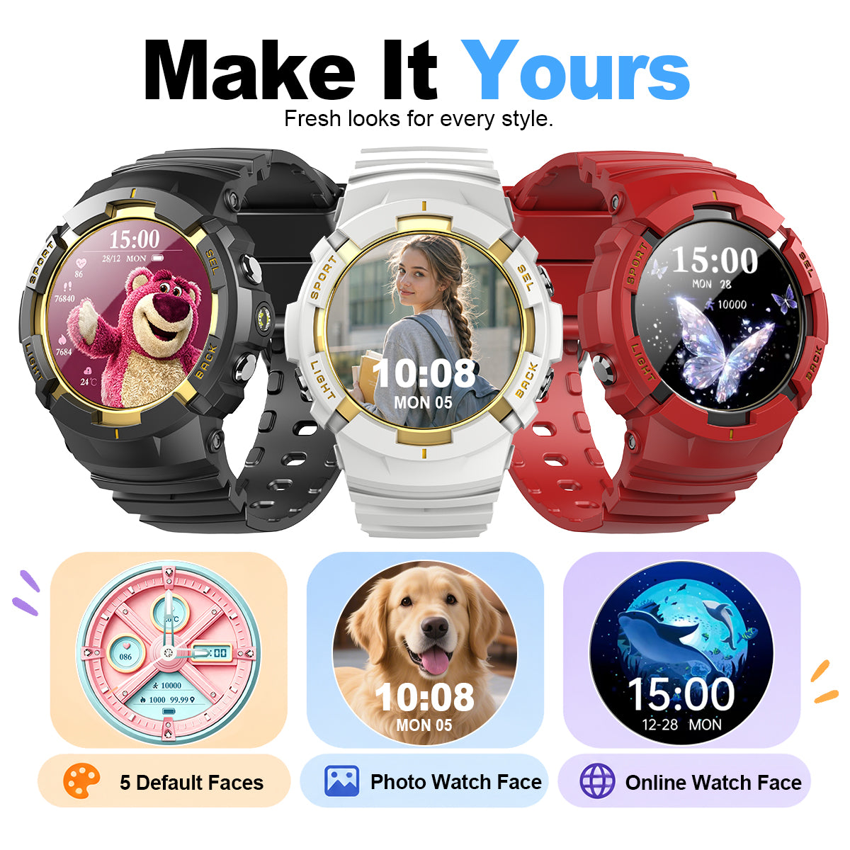 IOWODO X50 Teen Smartwatch