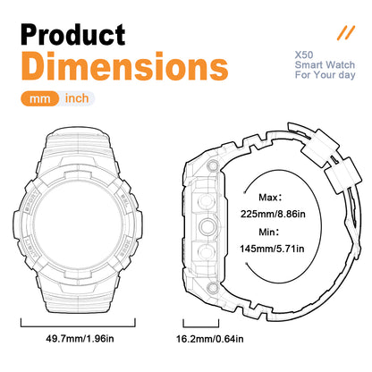 IOWODO X50 Teen Smartwatch