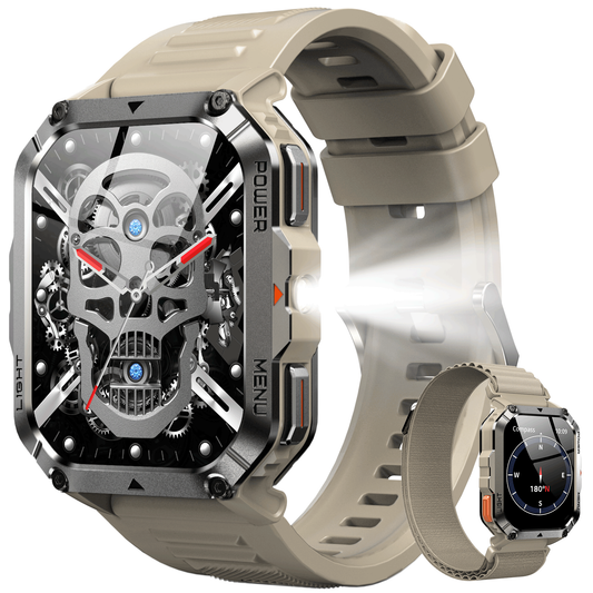 Reloj inteligente para exteriores IOWODO W70Pro, negro