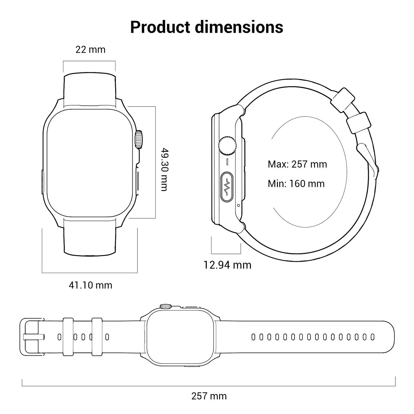 IOWODO R70 Health Smartwatch