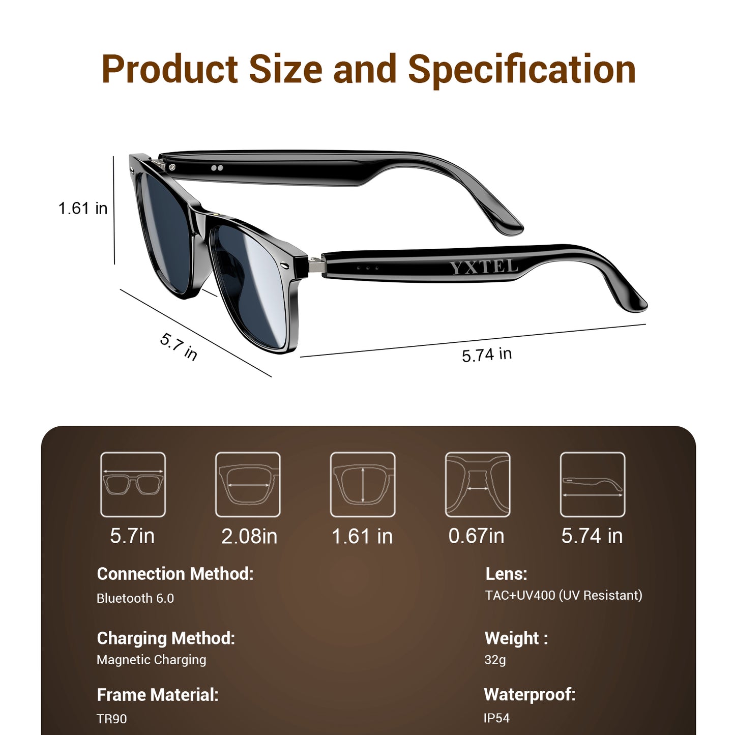 YXTEL Smart Glasses