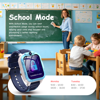 IOWODO Z40Pro  Kids Smartwatch, Blue