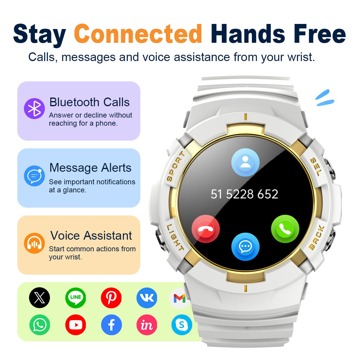 IOWODO X50 Teen Smartwatch