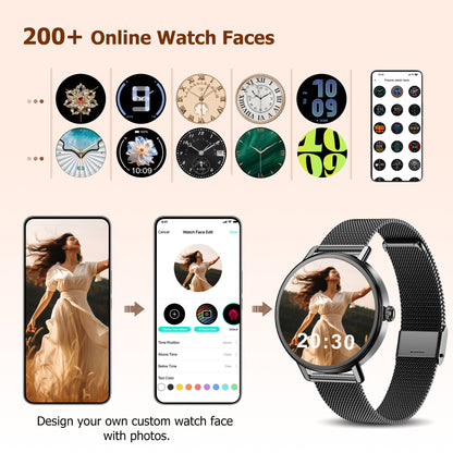 IOWODO X30 Smartwatch, Black