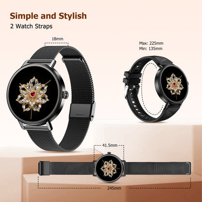 IOWODO X30 Smartwatch, Black