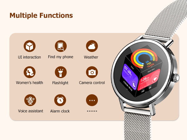 IOWODO X30 Smartwatch, Silver