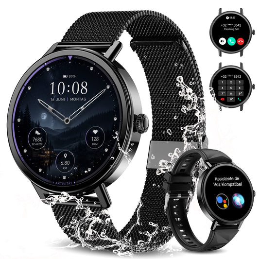 IOWODO X30 Smartwatch, Black